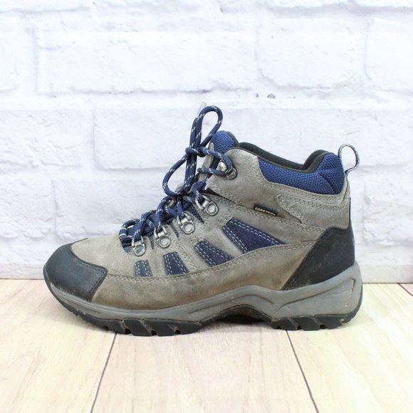 L.L. Bean Other - LL Bean Gray Suede Mesh Goretex Waterproof Trail Hiking Boots Size 6